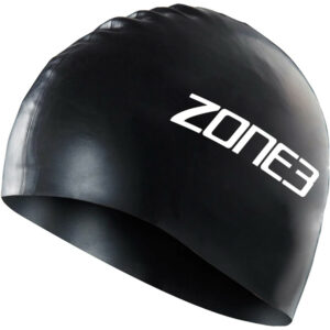 SILICONE SWIMCAP, black, Zone 3