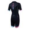 Activate+ Short Sleeve Trisuit, Black/Neon, Women, Zone 3