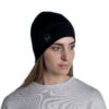 Merino Lightweight Beanie Solid Black, BUFF