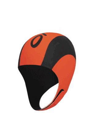 Neoprene swim cap orange, Orca