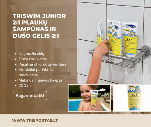 TRISWIM Junior 2:1 Hair and Body Wash, SBR SPORTS