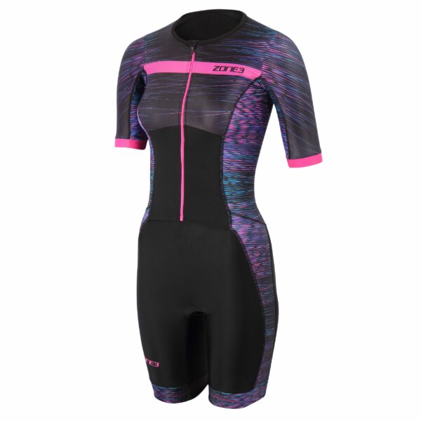 Active+ Momentum Short sleeve trisuit, Women, Zone 3