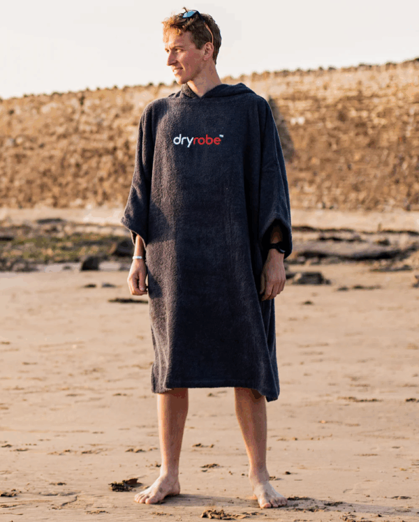 Organic Cotton Towel V3, navy/blue, Dryrobe