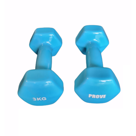 Hantelis šešiakampis Prove 3 kg