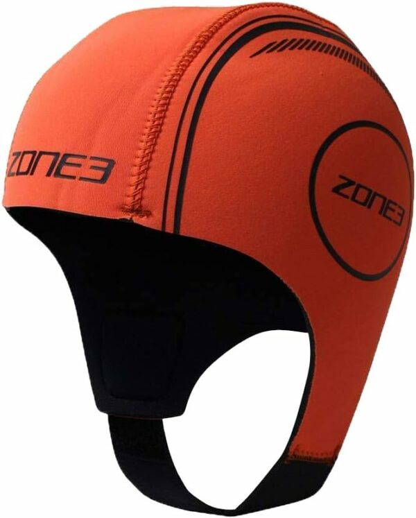 neoprene-swim-cap.jpg Neoprene Swim Cap, orange, Zone 3