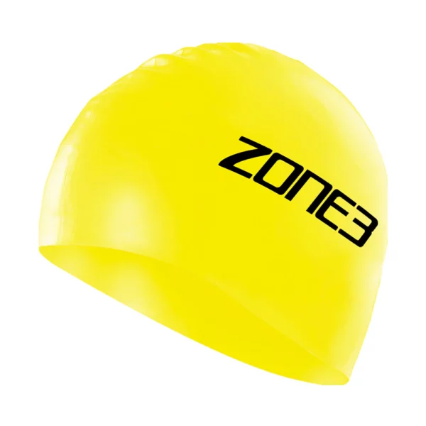 SILICONE SWIMCAP, yellow, Zone 3