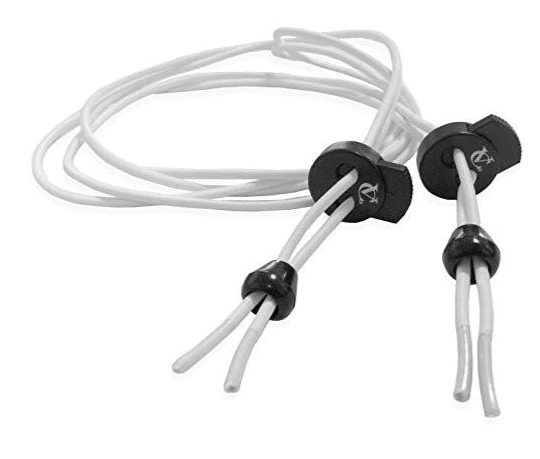 Quick Lock batraiščiai, balta, Lite-Tri