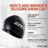 SILICONE SWIMCAP, red, Zone 3
